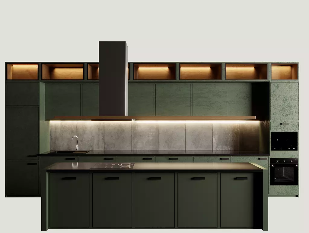 Kitchen LOFT 3D model