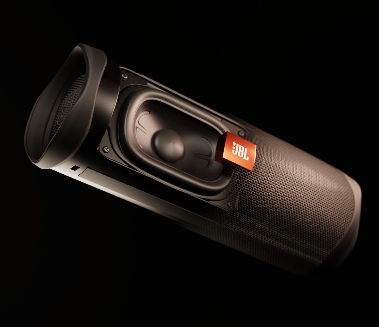 JBL Flip 5 Bluetooth Speaker 3D model_2