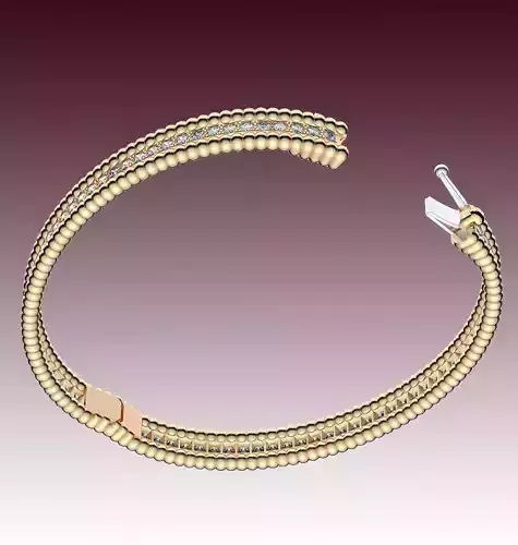 Bracelet Perlee 3D print model