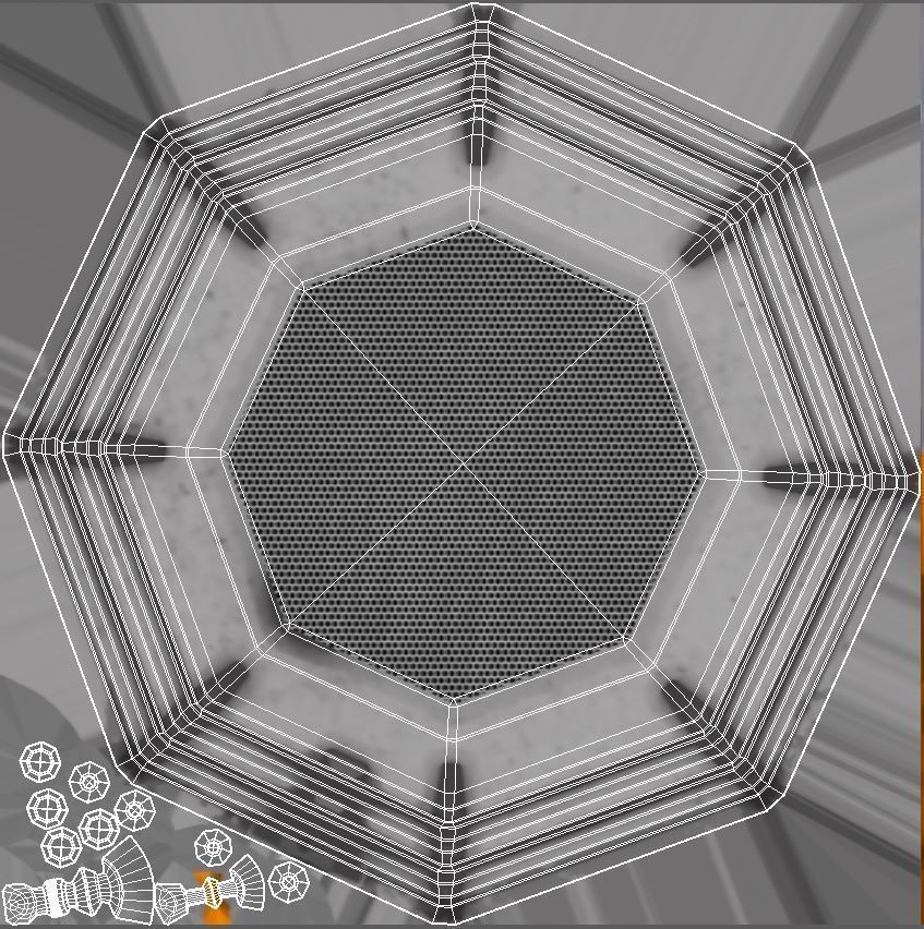 Scifi locator Low-poly 3D model_18