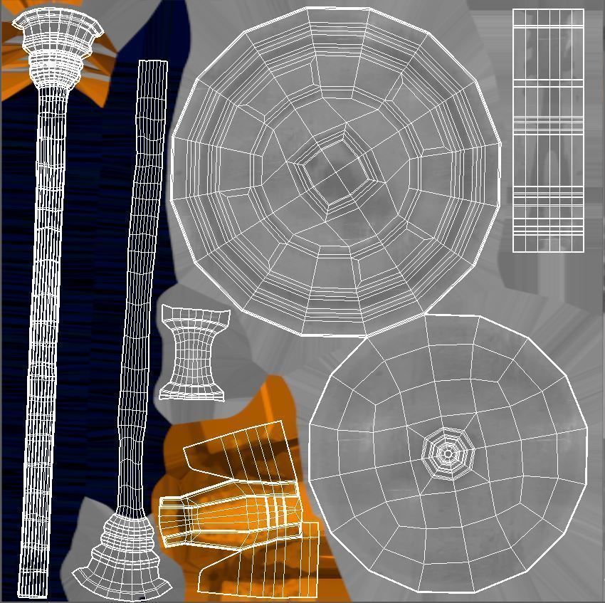 Scifi locator Low-poly 3D model_16