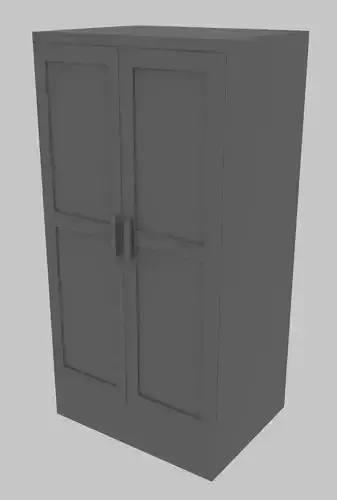 Simple Grey Wardrobe