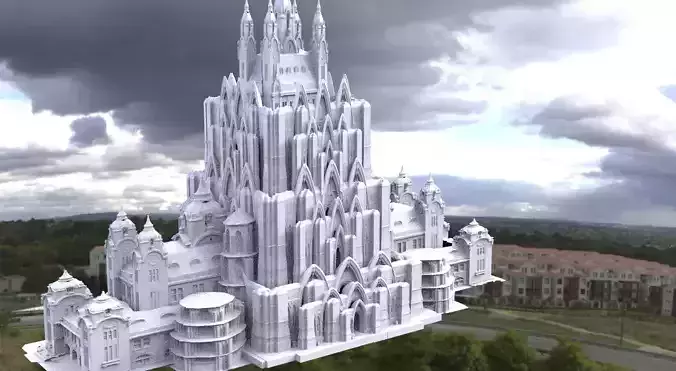 Mines of Moria architecture 2 3D model