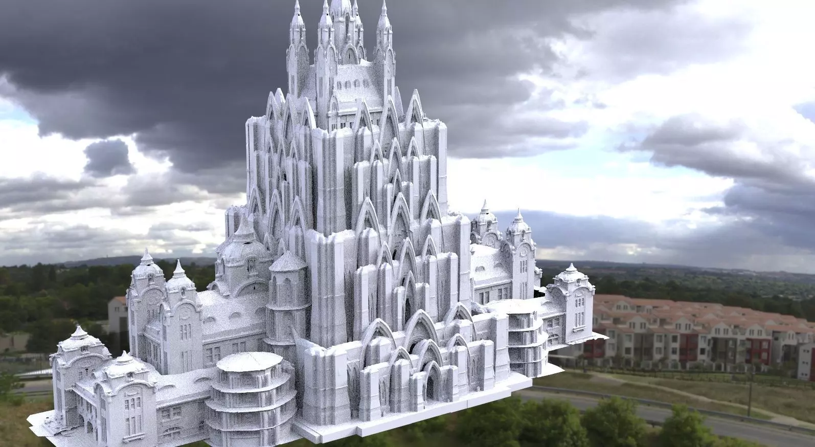 Mines of Moria architecture 2 3D model_0