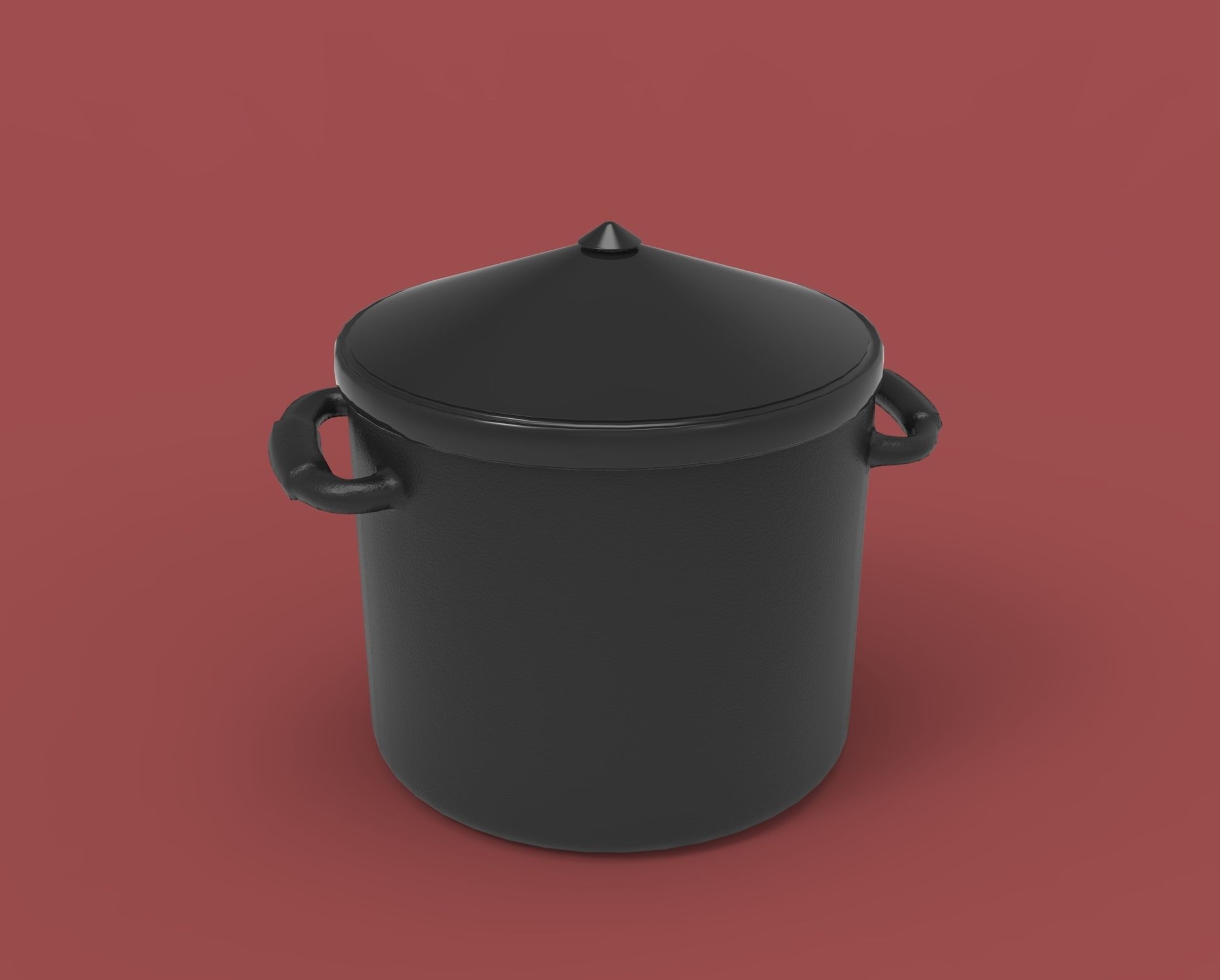 Maya 3D Rice Cooker Modeling 3D model_1