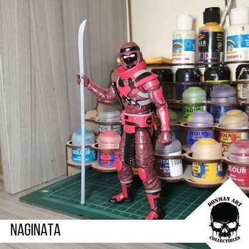 Naginata for 6 inch action figures  3D print model