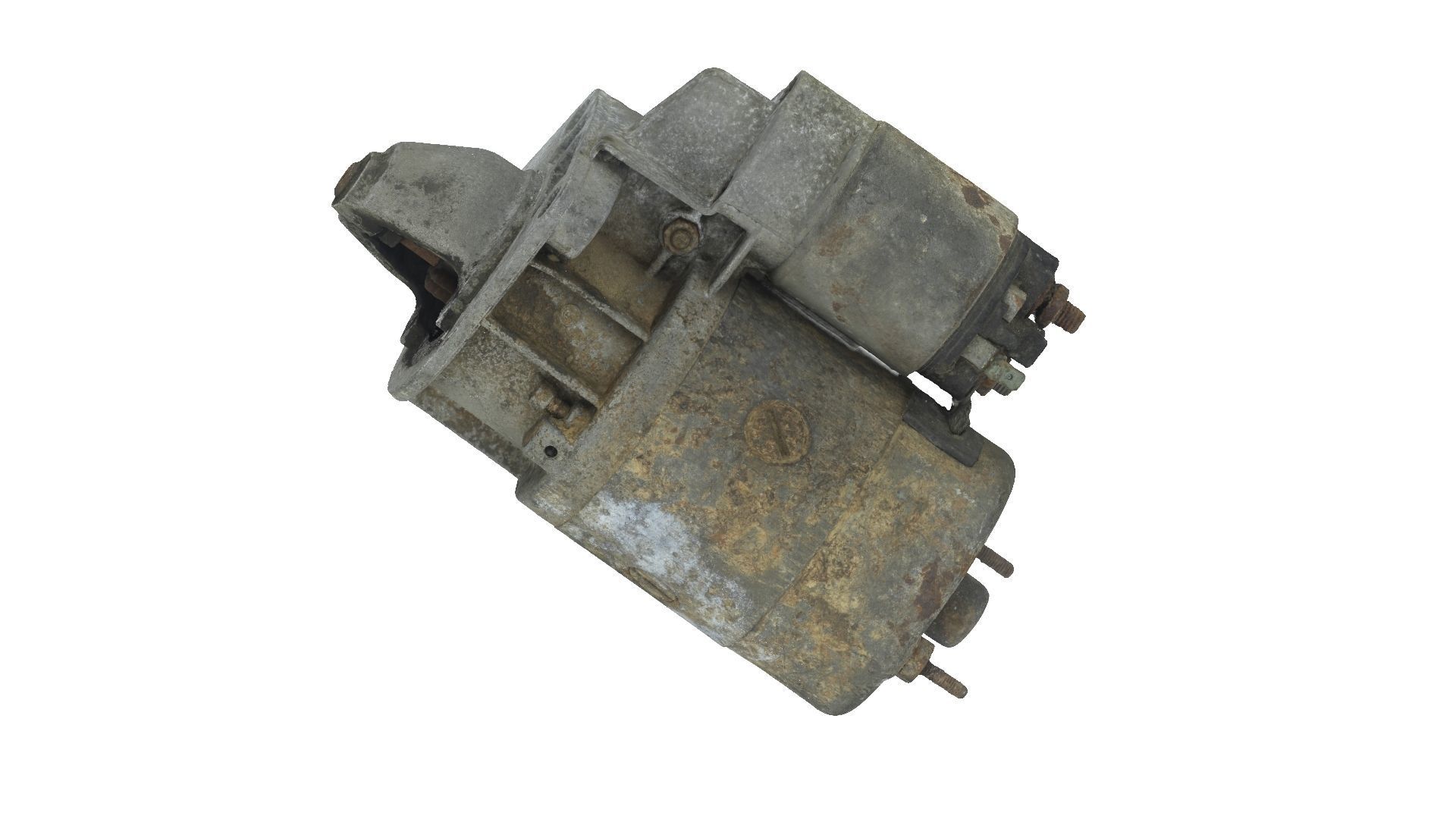 Rusty Starter Motor Raw Scanned 3D model_5