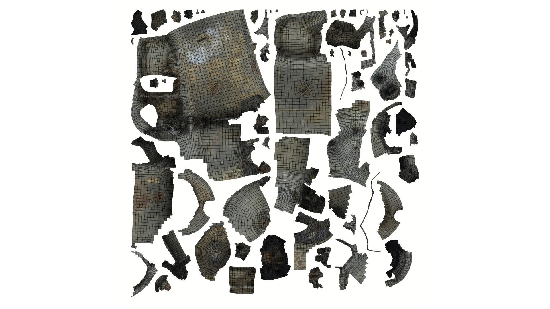 Rusty Starter Motor Raw Scanned 3D model_14