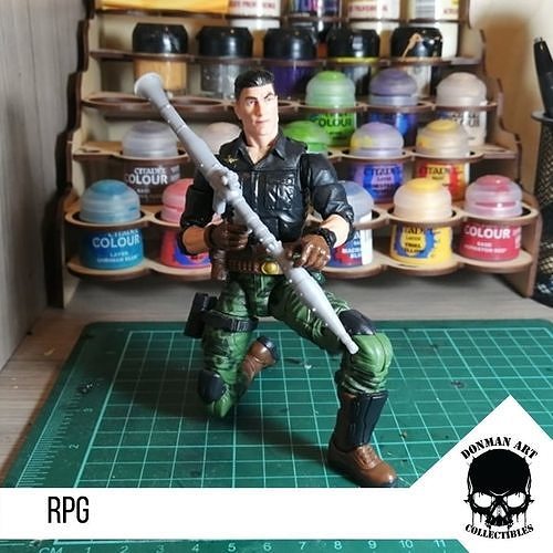 RPG for 6 inch action figures  3D print model