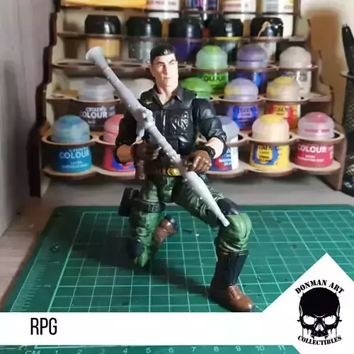RPG for 6 inch action figures  3D print model
