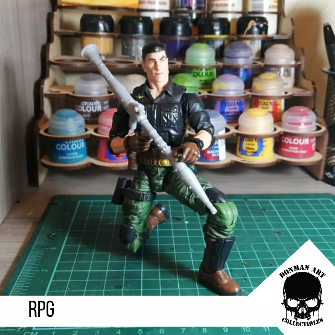 RPG for 6 inch action figures  3D print model_0