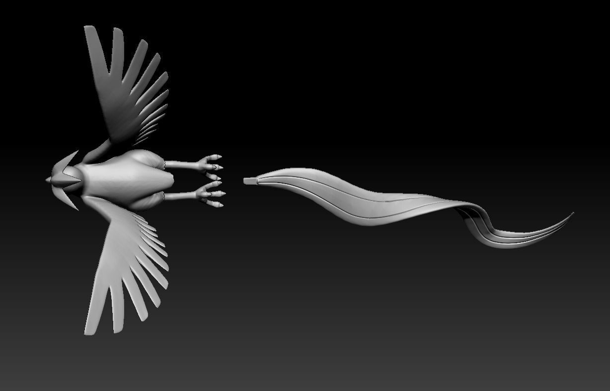 Pokemon Articuno 3D print model_2