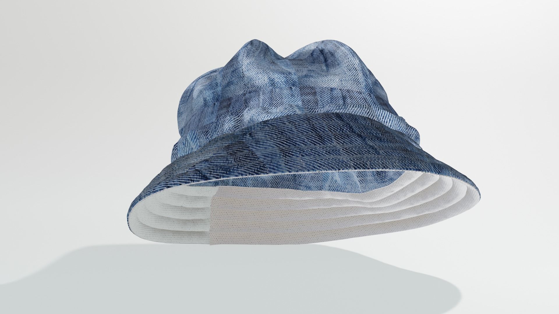 BUCKET HAT - FISHER HAT 3D model_3