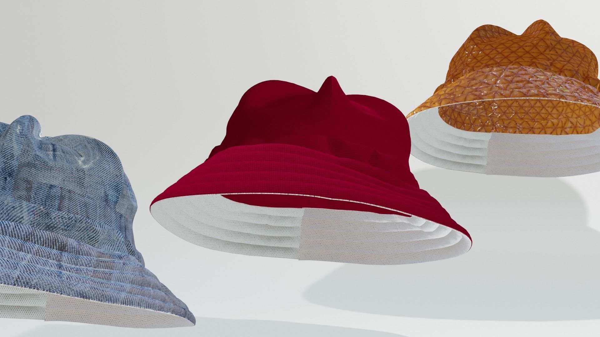 BUCKET HAT - FISHER HAT 3D model_8