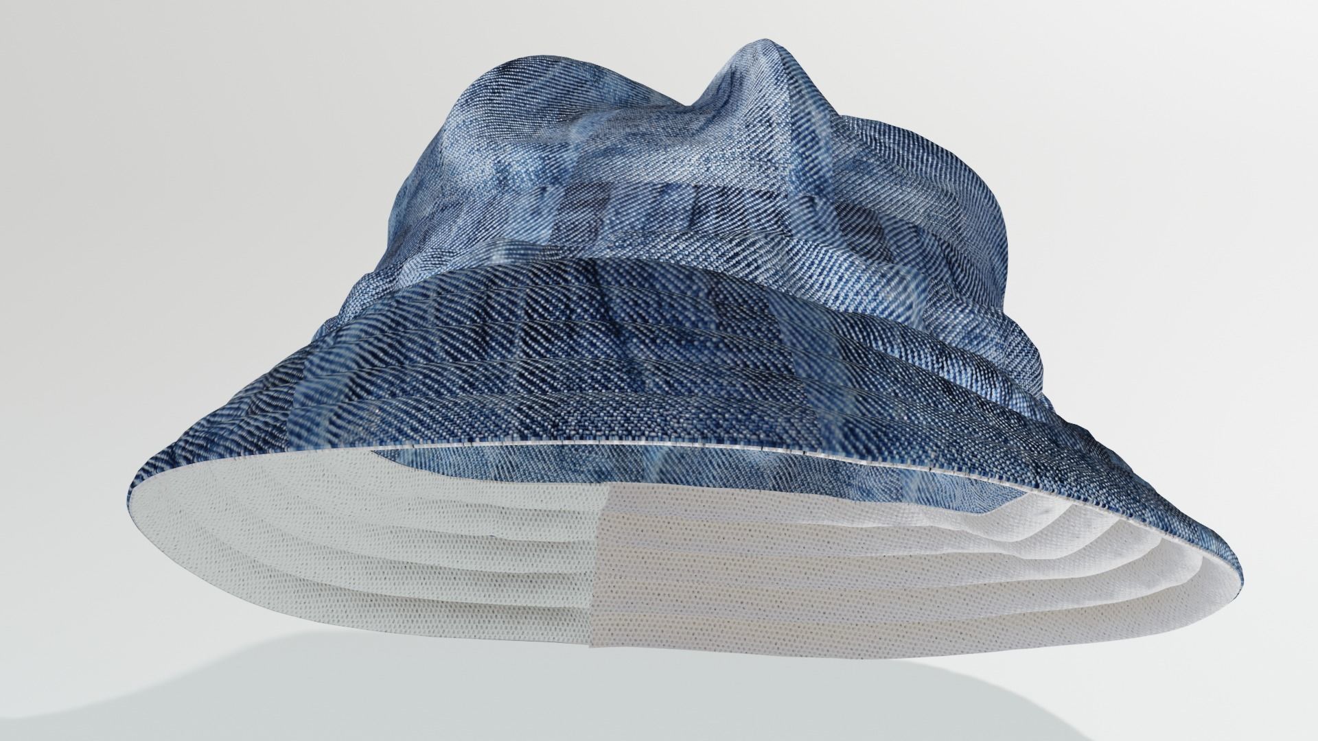 BUCKET HAT - FISHER HAT 3D model_6