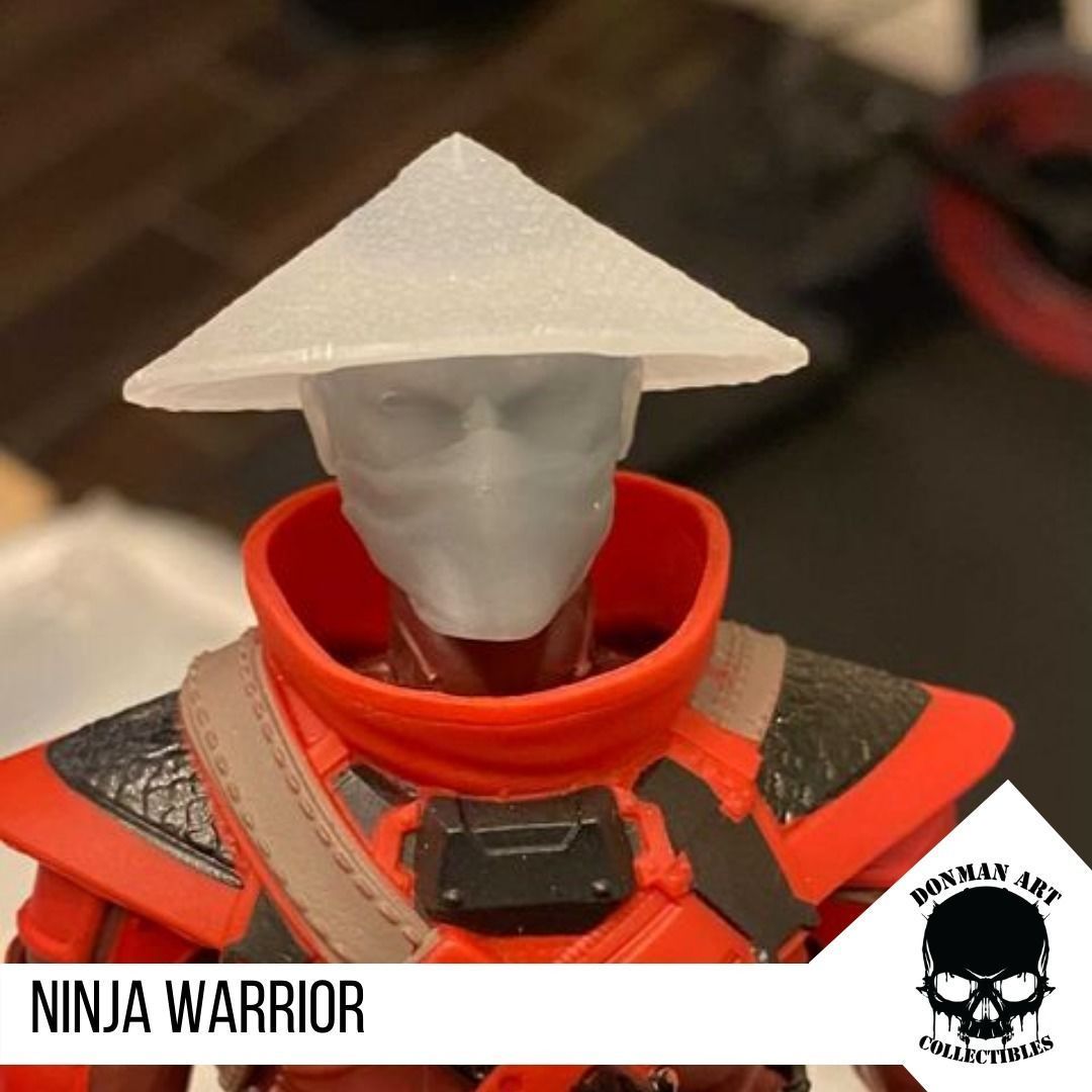 Ninja Warrior Head for 6 inch action figures 3D print model_2