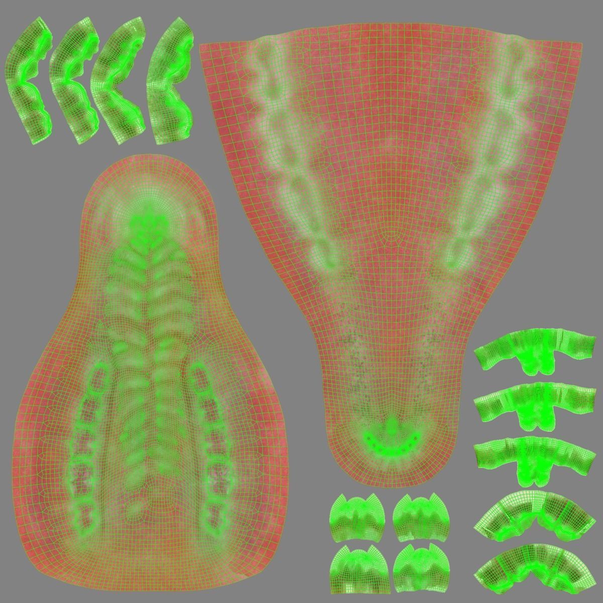 Boer Goat  with 6 Animations VFX Grace 3D model_23