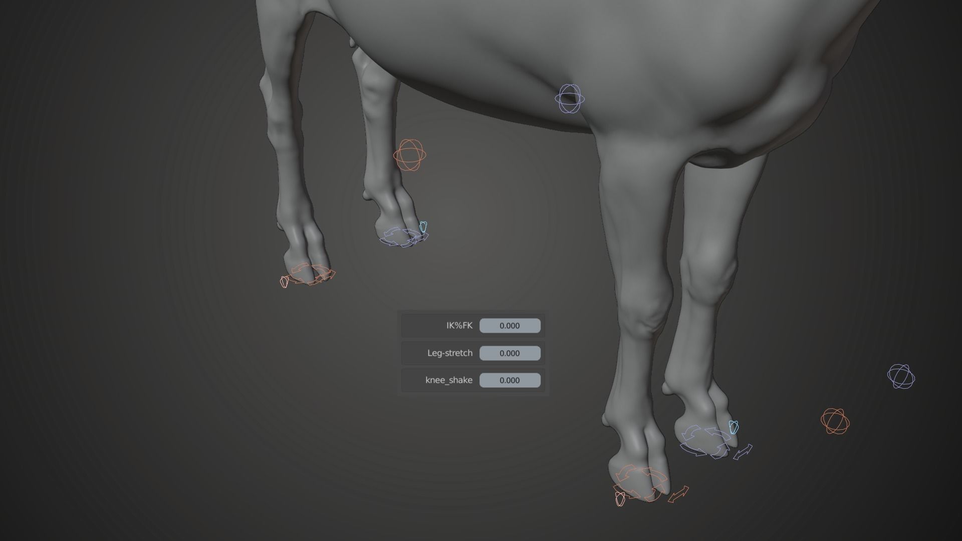 Boer Goat  with 6 Animations VFX Grace 3D model_20