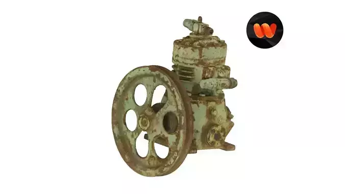 Rusty Air Compressor Raw Scanned