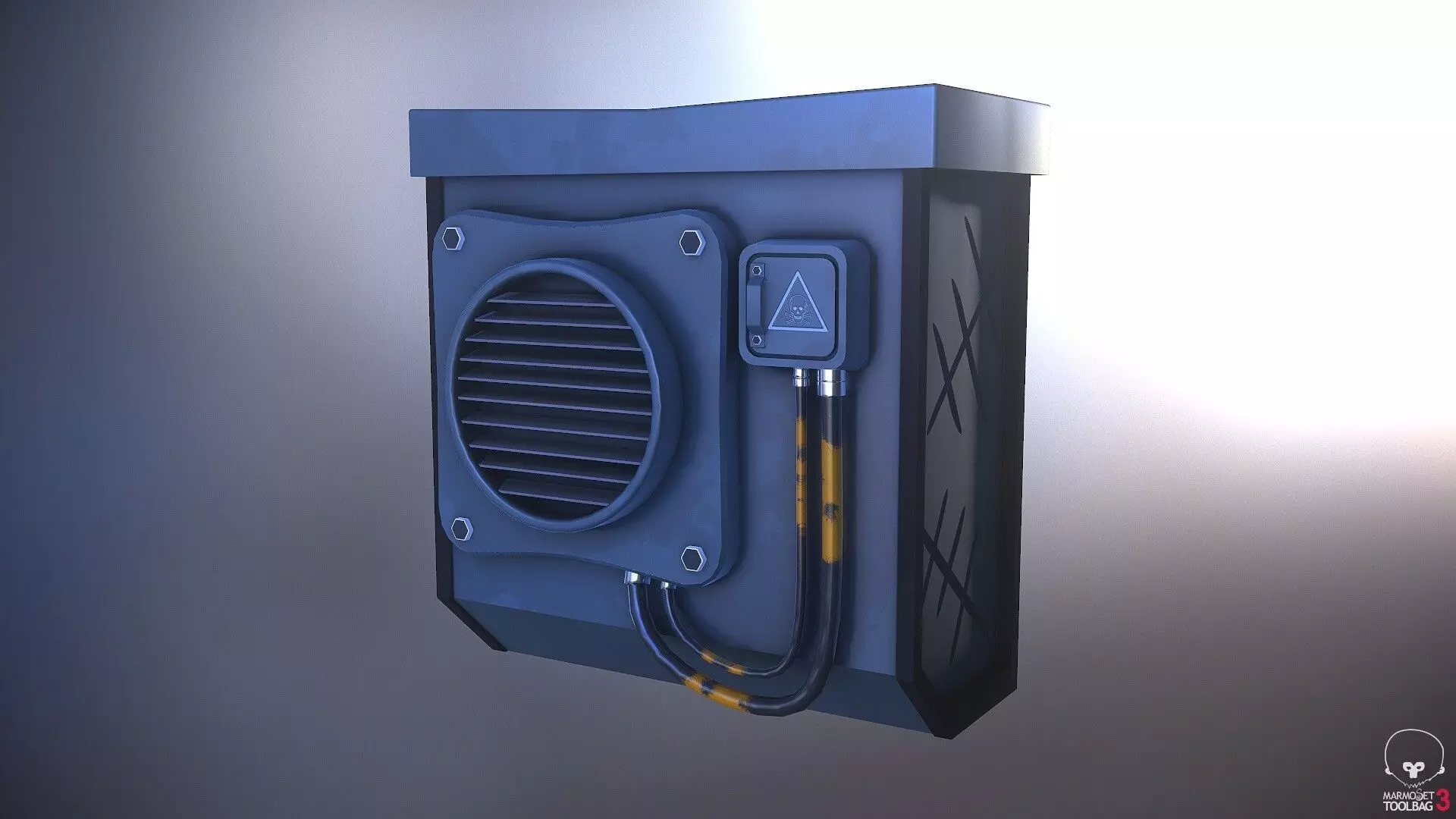 Air conditioning Game Ready - Low Poly 3D Model Low-poly 3D model