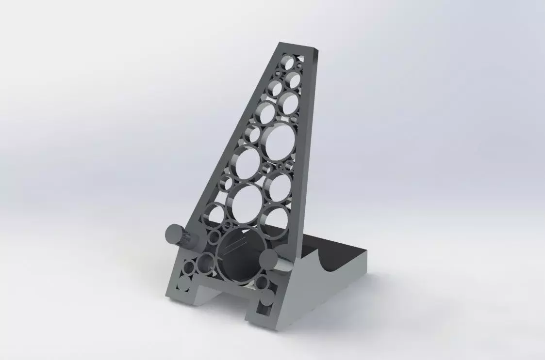 Smartphone stand 3D print model_0
