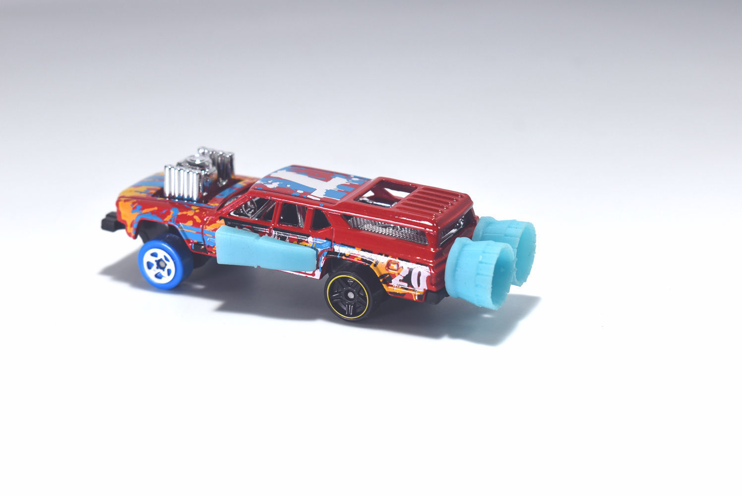 Gaslands - Rocket Engine and Thrust Effects 3D print model_7