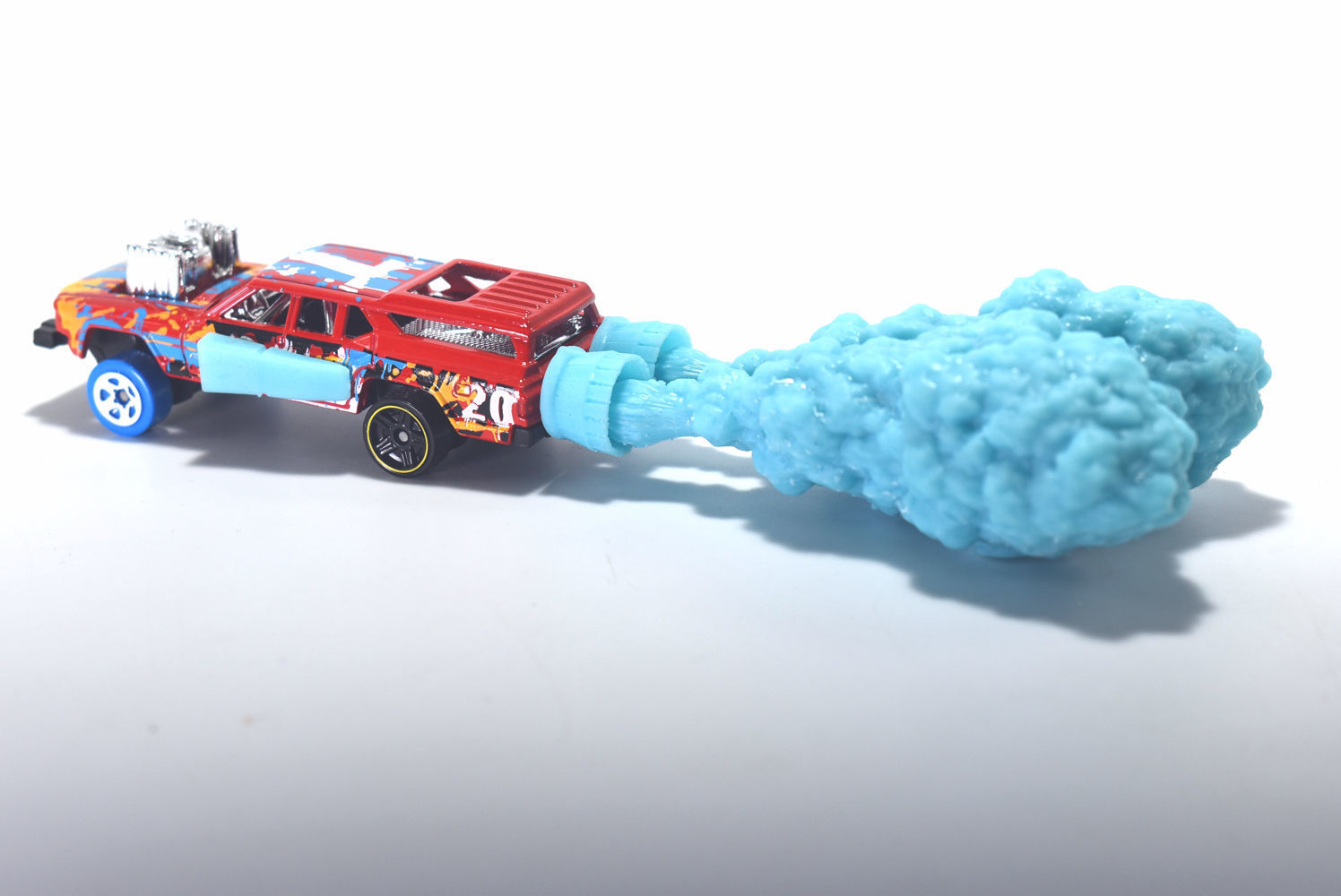 Gaslands - Rocket Engine and Thrust Effects 3D print model_8