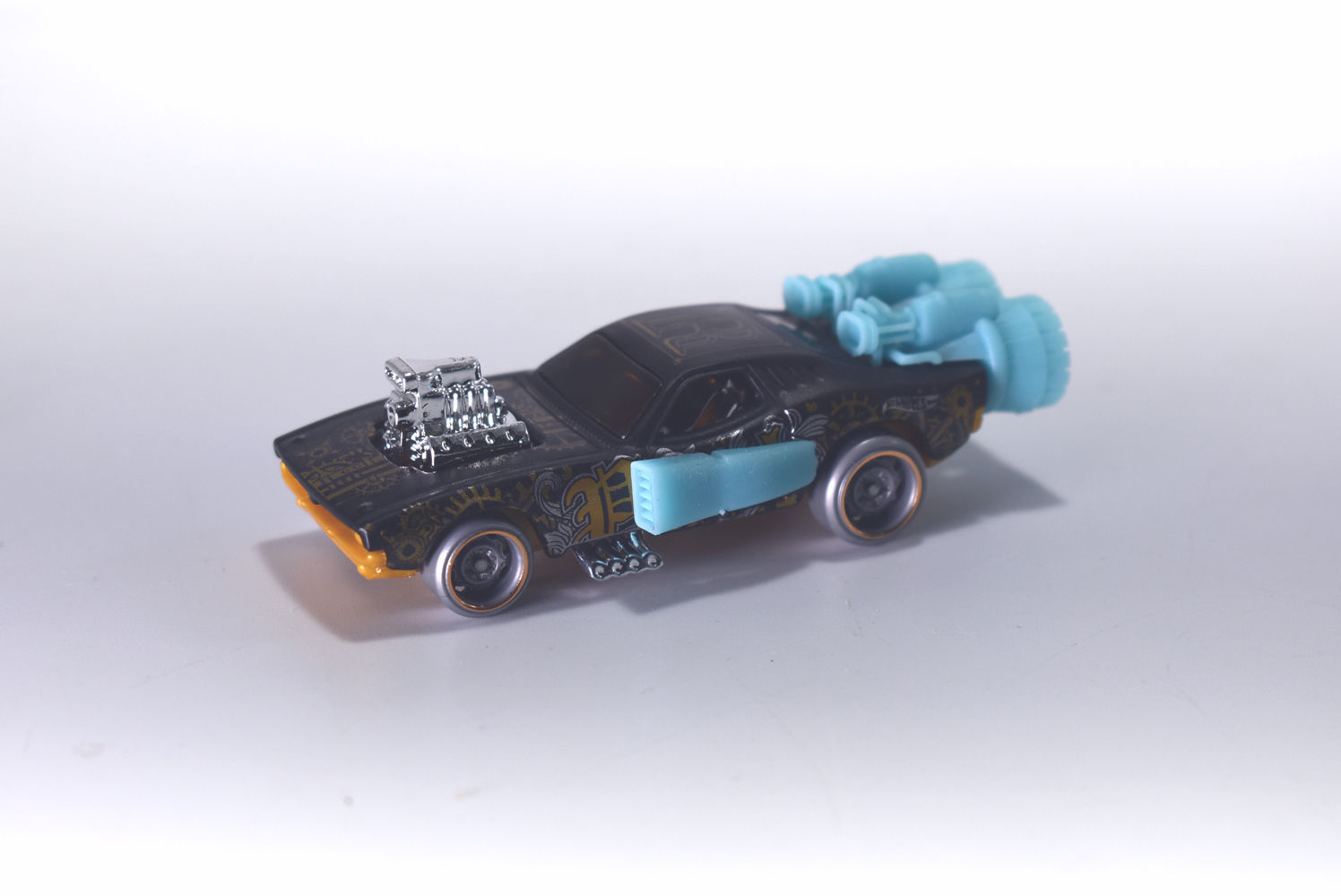 Gaslands - Rocket Engine and Thrust Effects 3D print model_2