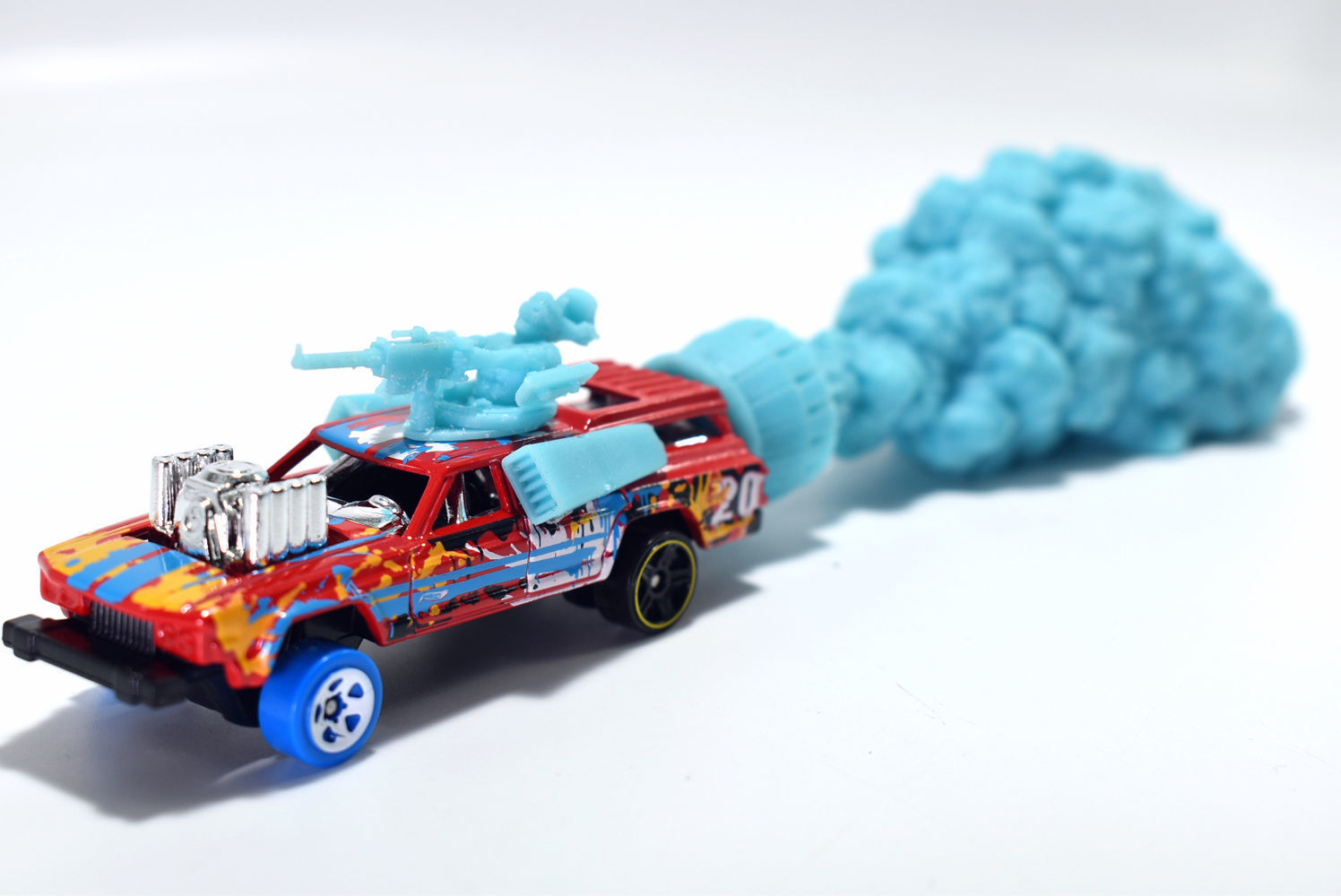Gaslands - Rocket Engine and Thrust Effects 3D print model_16