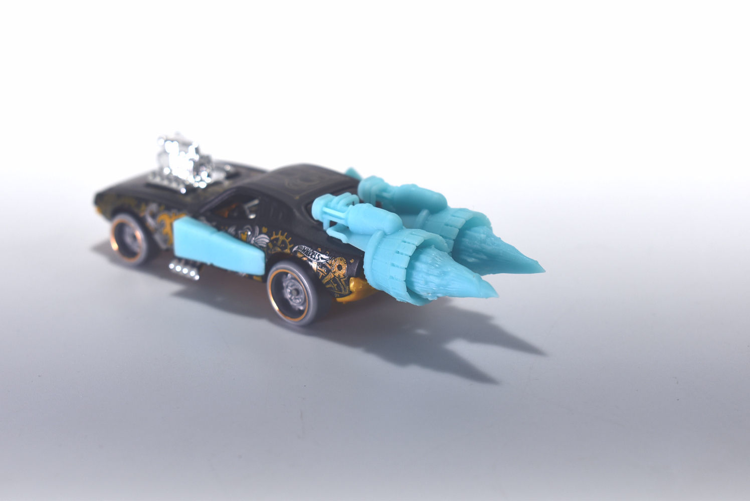 Gaslands - Rocket Engine and Thrust Effects 3D print model_5