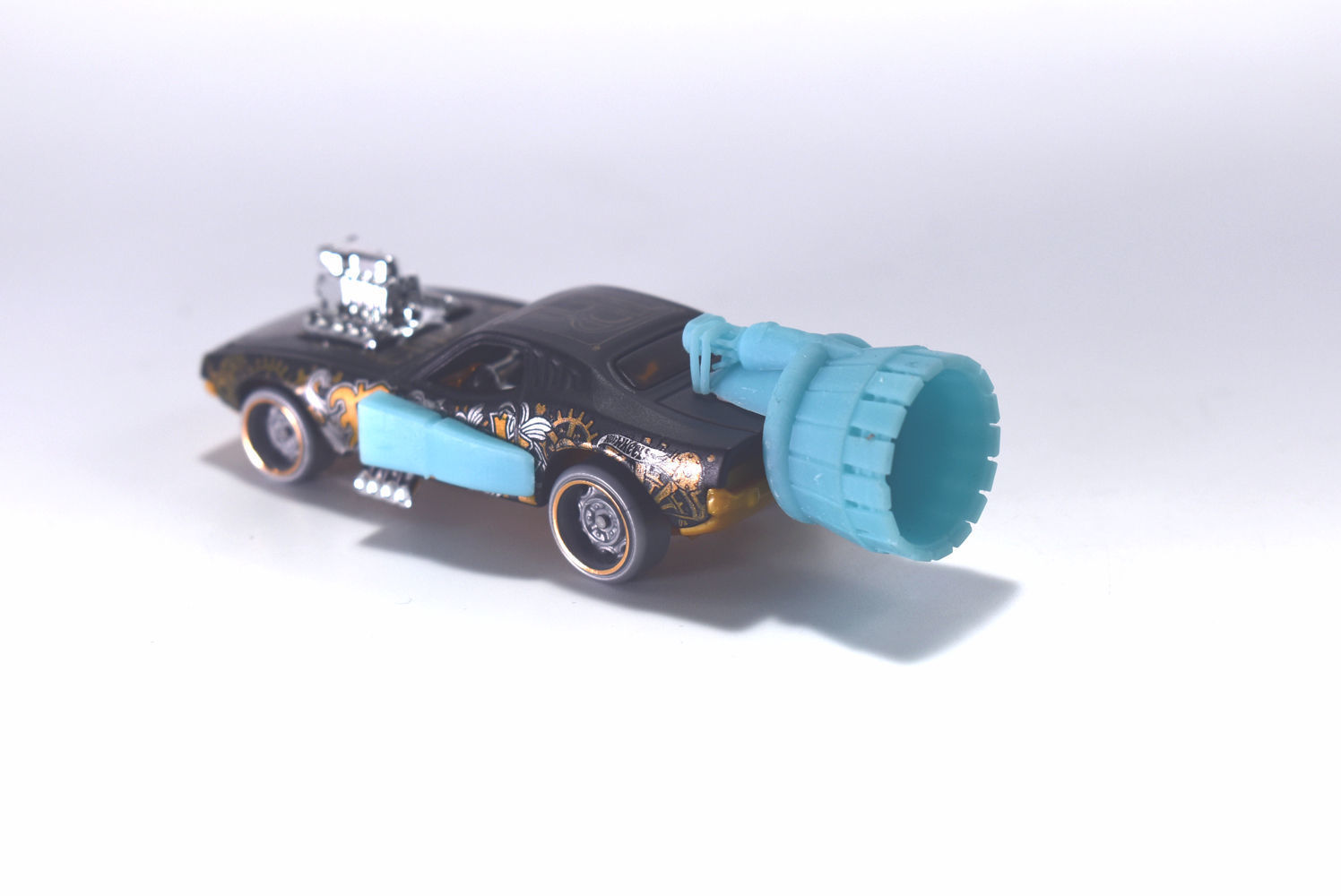 Gaslands - Rocket Engine and Thrust Effects 3D print model_9