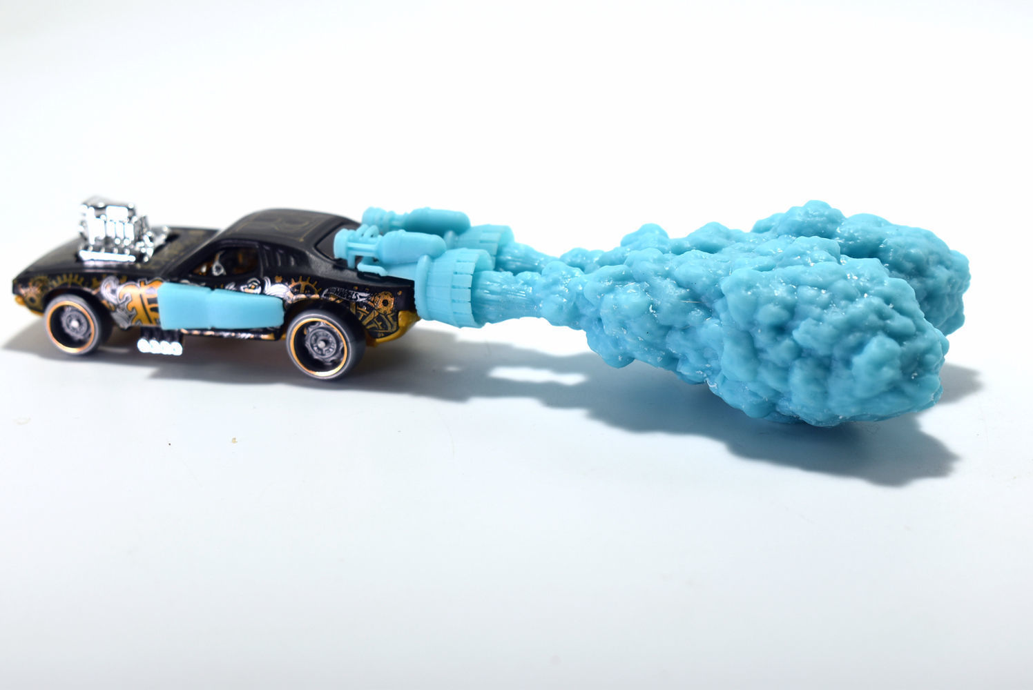 Gaslands - Rocket Engine and Thrust Effects 3D print model_4
