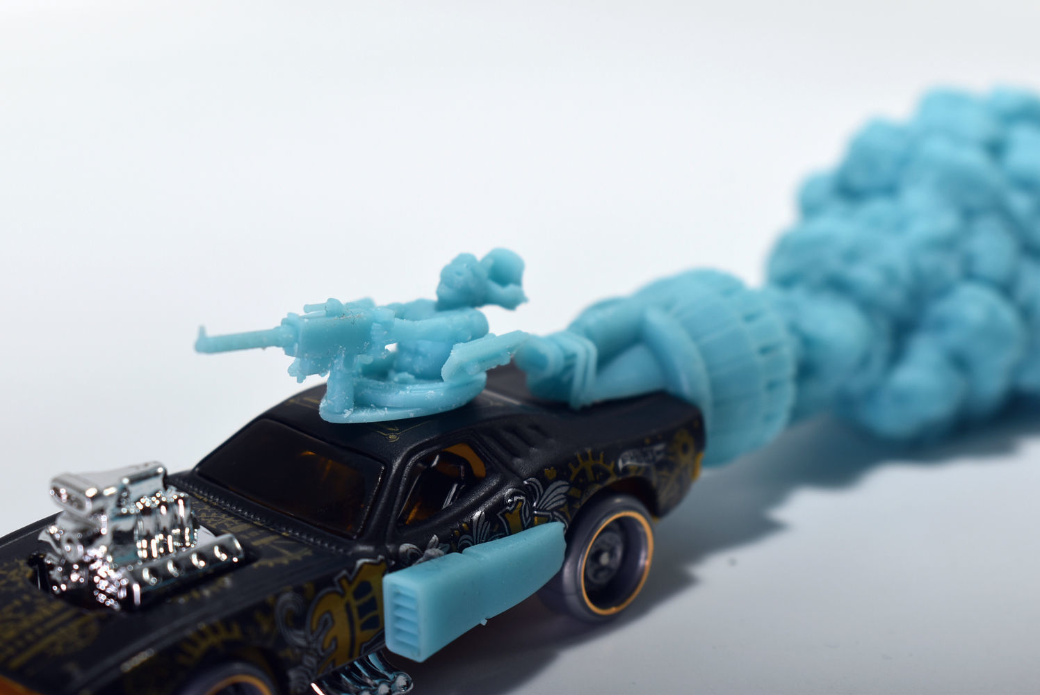 Gaslands - Rocket Engine and Thrust Effects 3D print model_14