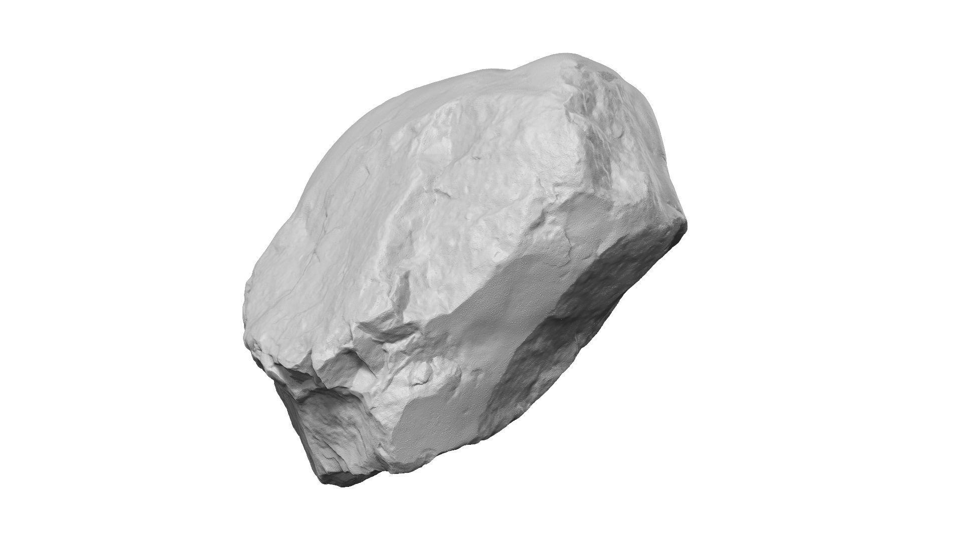Yellow Rock Raw Scanned 3D model_9