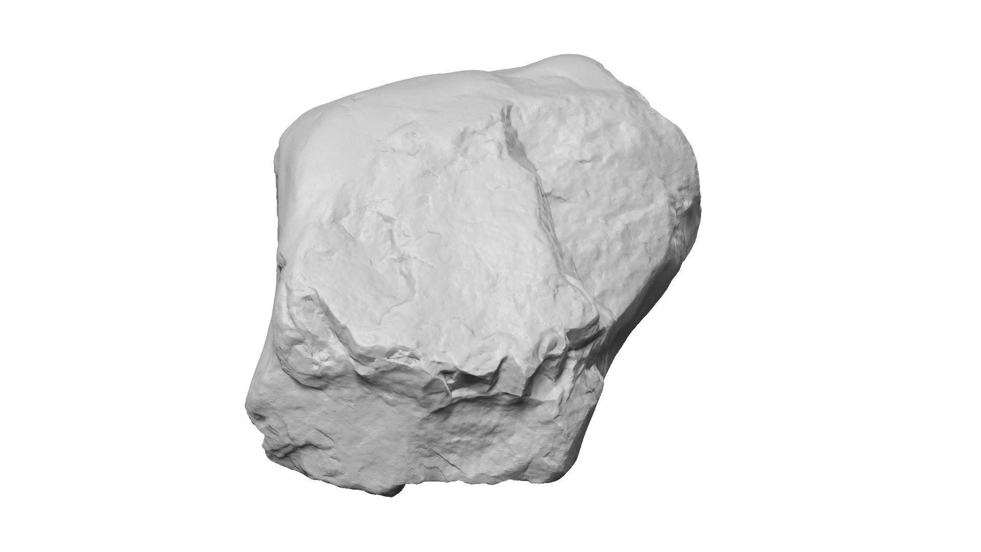 Yellow Rock Raw Scanned 3D model_10