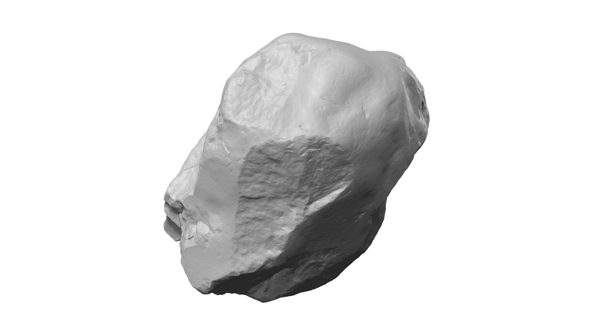Yellow Rock Raw Scanned 3D model_1