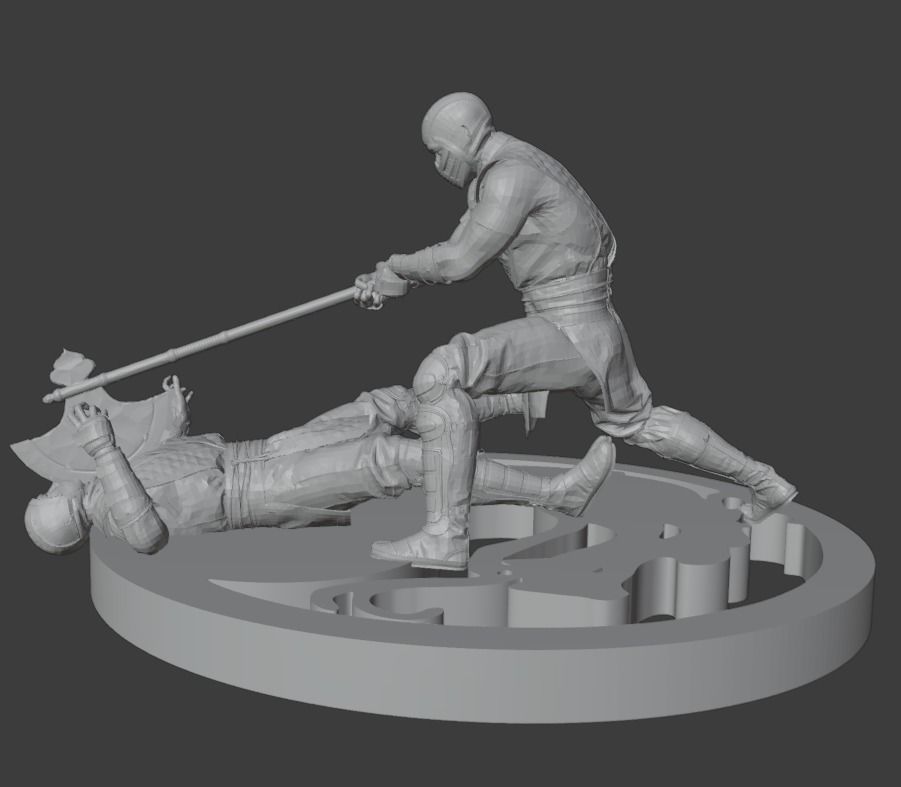 Subzero Vs Scorpion MK 11 - 3D print model_6