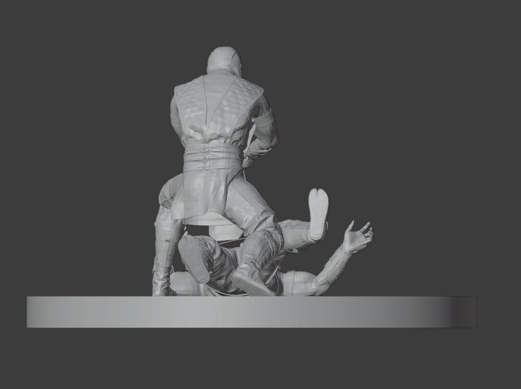 Subzero Vs Scorpion MK 11 - 3D print model_7