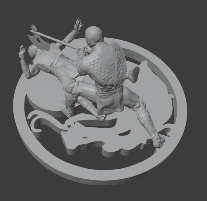 Subzero Vs Scorpion MK 11 - 3D print model_8