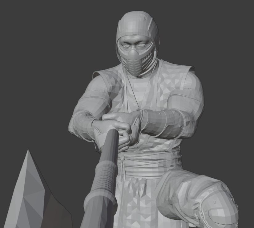 Subzero Vs Scorpion MK 11 - 3D print model_3
