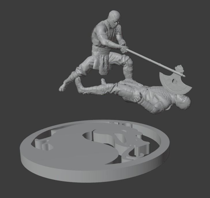 Subzero Vs Scorpion MK 11 - 3D print model_10