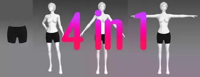 Woman Clothing 4 in 1 set48