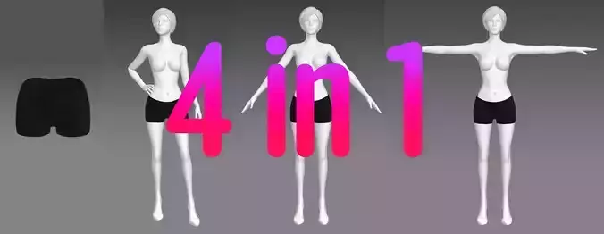 Woman Clothing 4 in 1 set49