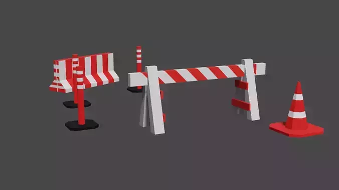 Jersey A - frame barricade Traffic Cone and Delineator