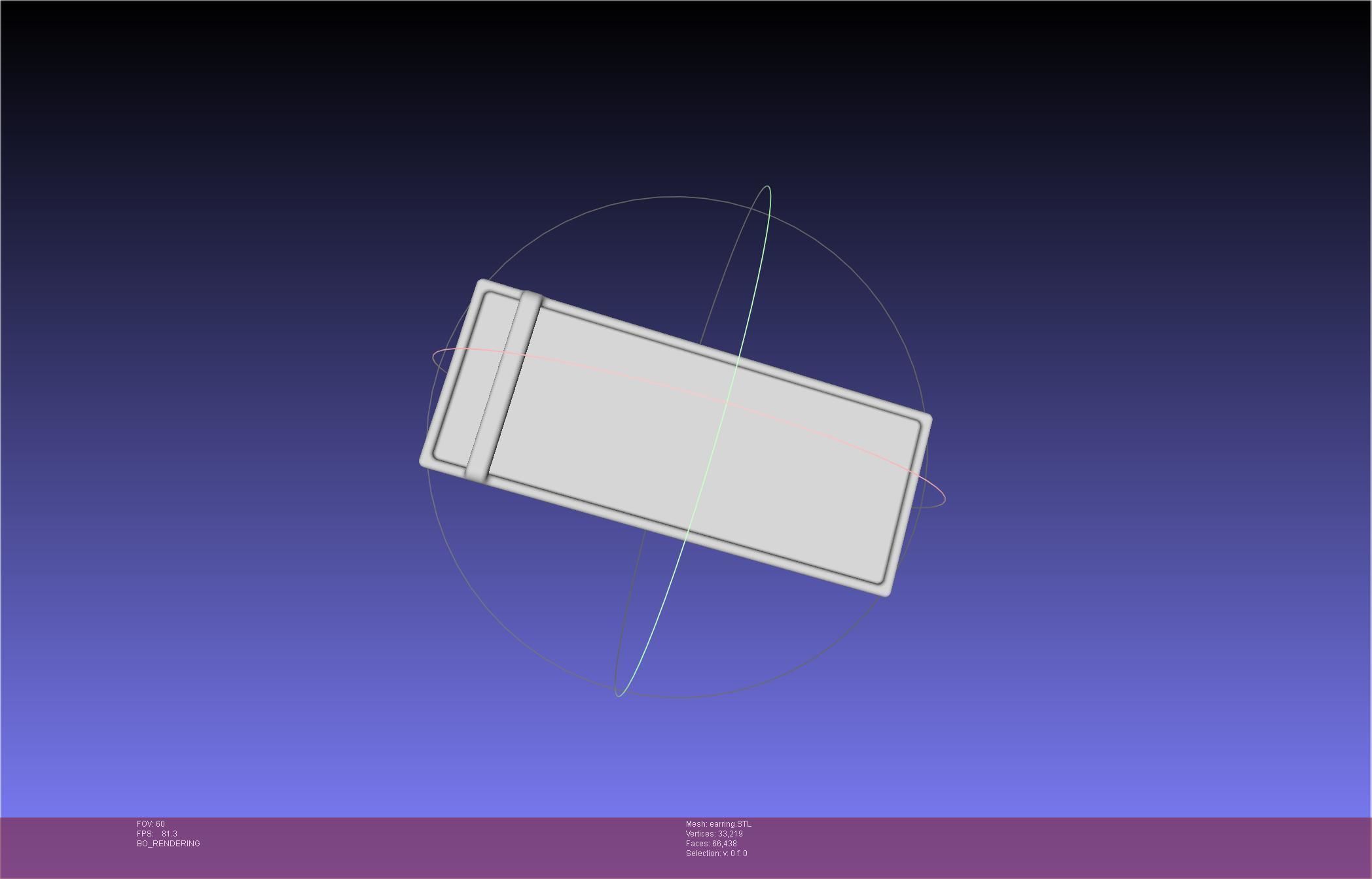 Demon Slayer Tanjiro Earring 3D print model_23