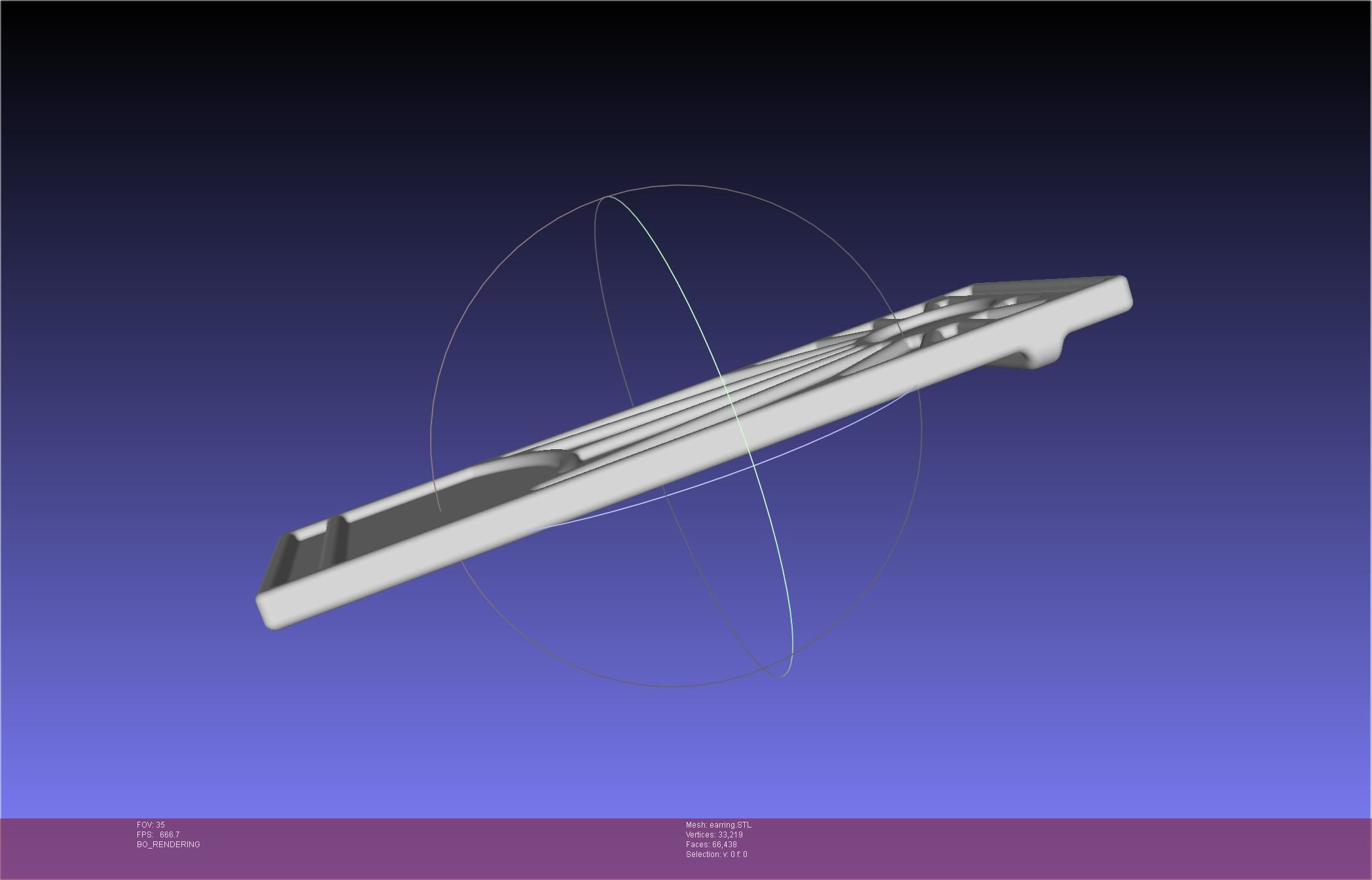 Demon Slayer Tanjiro Earring 3D print model_53