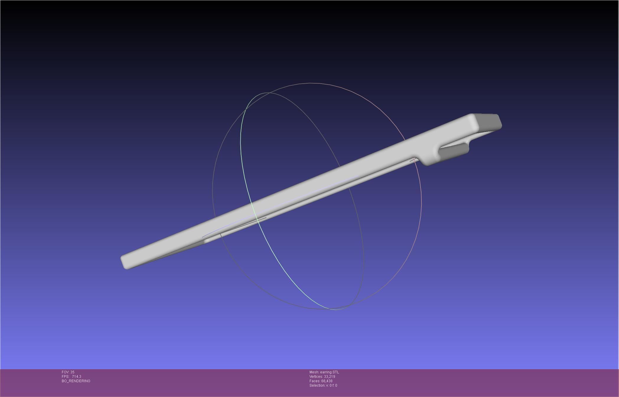 Demon Slayer Tanjiro Earring 3D print model_55