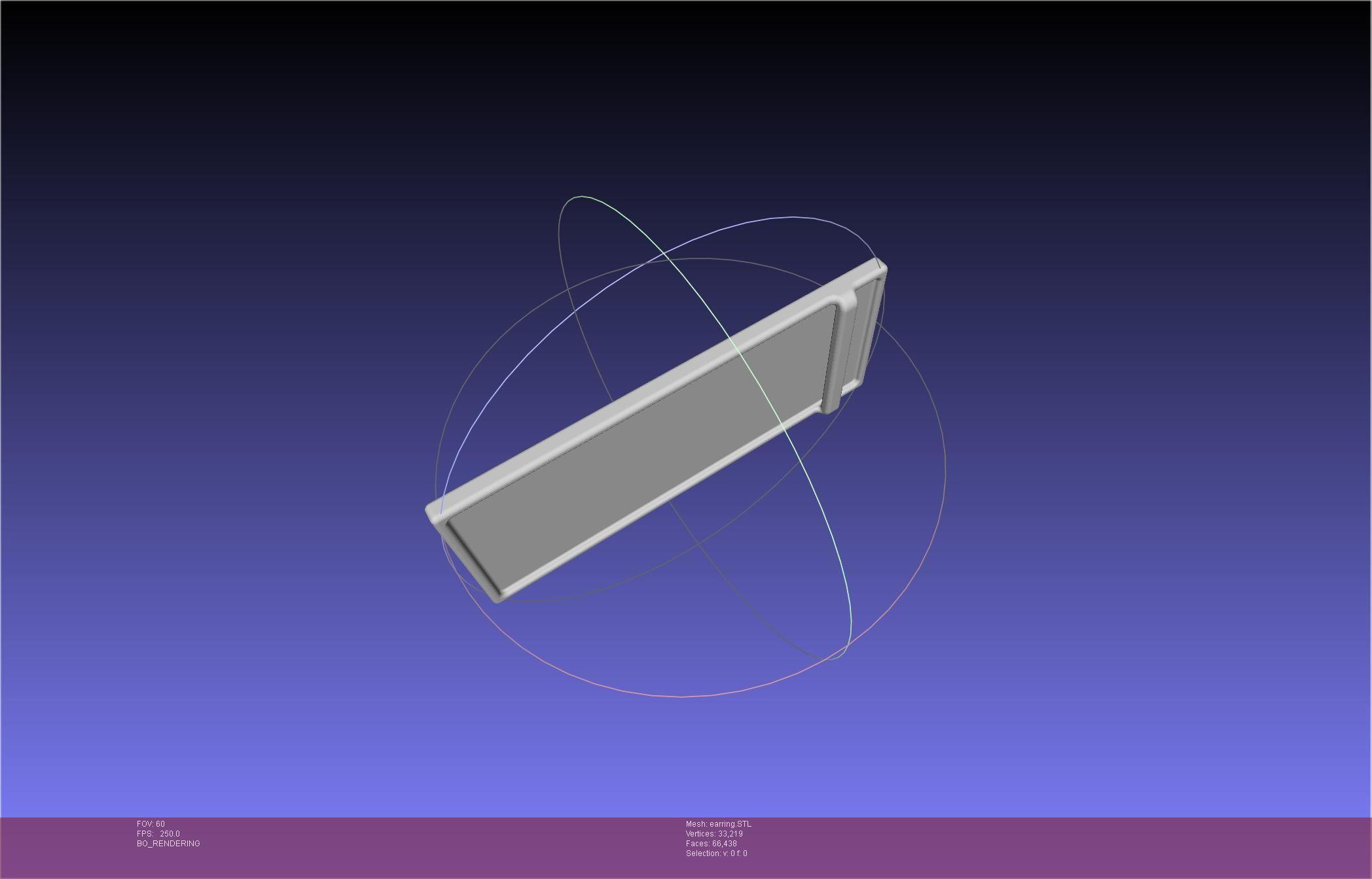 Demon Slayer Tanjiro Earring 3D print model_10