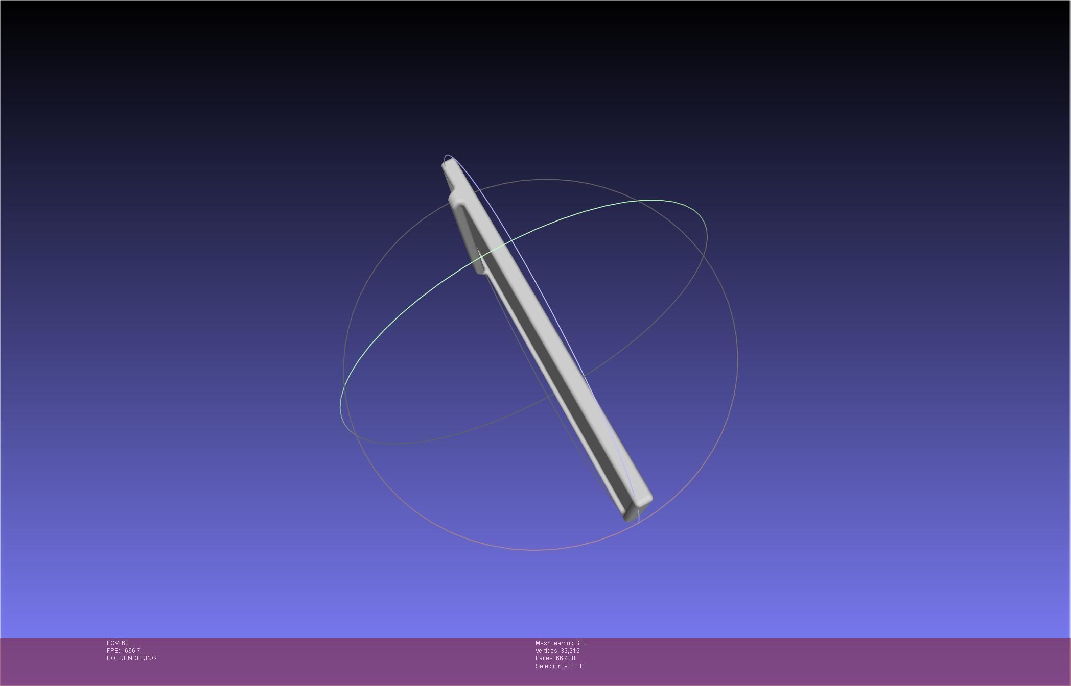 Demon Slayer Tanjiro Earring 3D print model_40