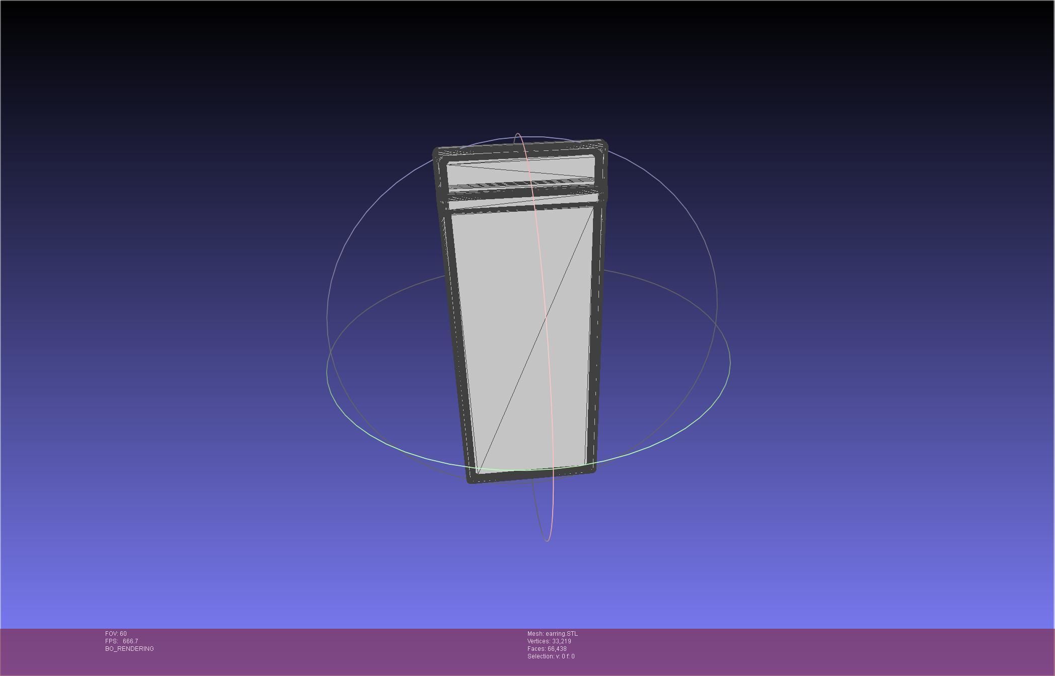 Demon Slayer Tanjiro Earring 3D print model_38